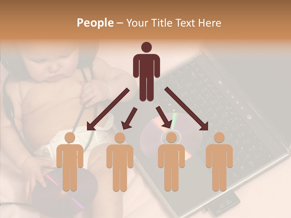 Creation Eye Isolated PowerPoint Template