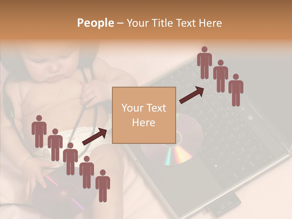 Creation Eye Isolated PowerPoint Template