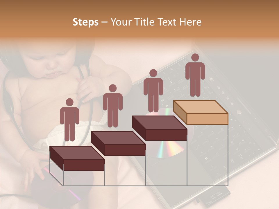 Creation Eye Isolated PowerPoint Template
