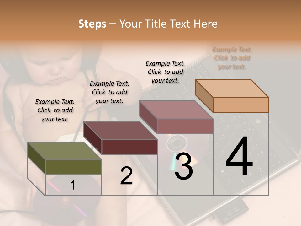 Creation Eye Isolated PowerPoint Template