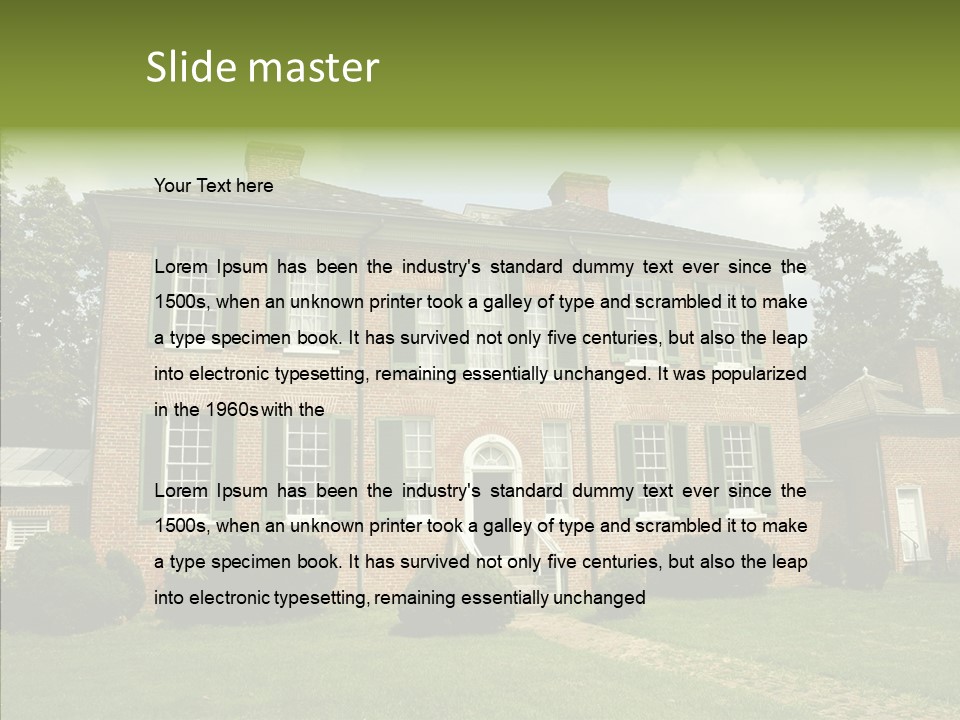 Educational Historic County PowerPoint Template