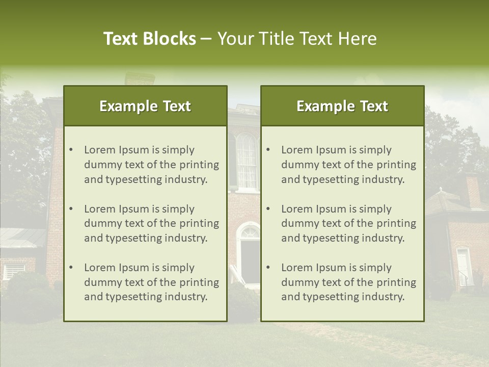 Educational Historic County PowerPoint Template