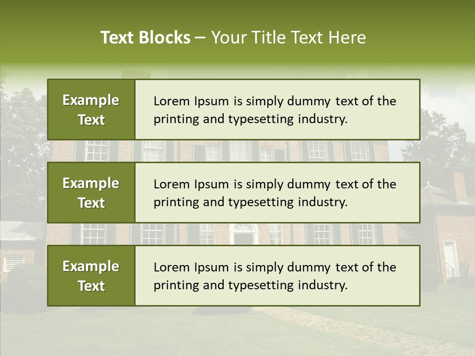Educational Historic County PowerPoint Template