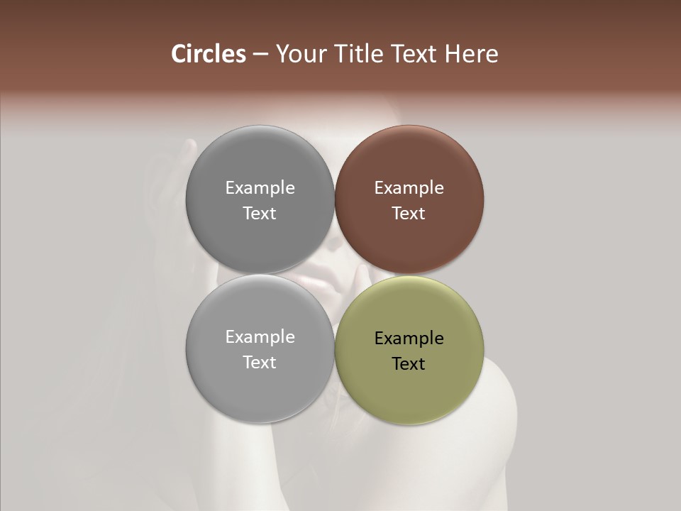 One Girls Person PowerPoint Template