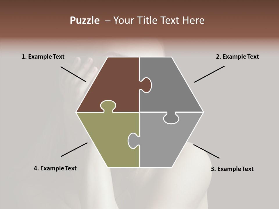 One Girls Person PowerPoint Template