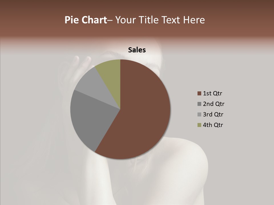 One Girls Person PowerPoint Template