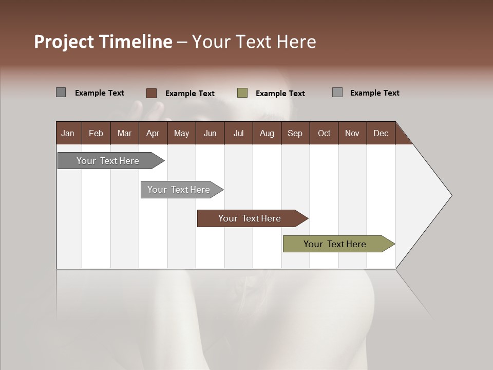 One Girls Person PowerPoint Template