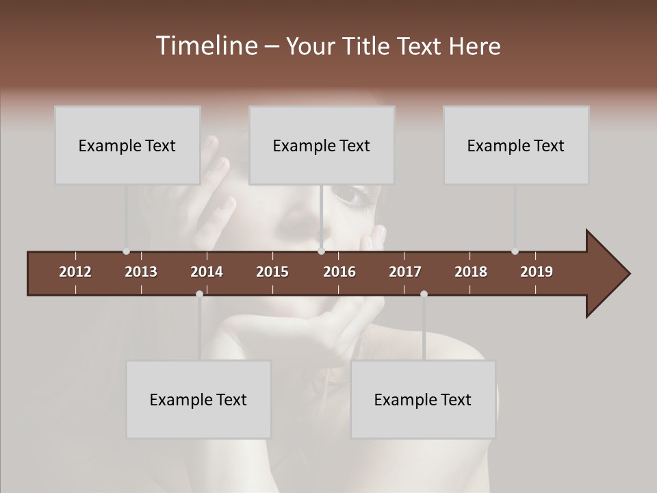 One Girls Person PowerPoint Template