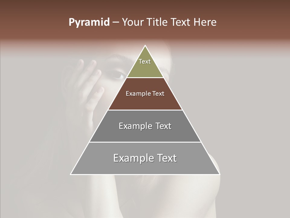 One Girls Person PowerPoint Template