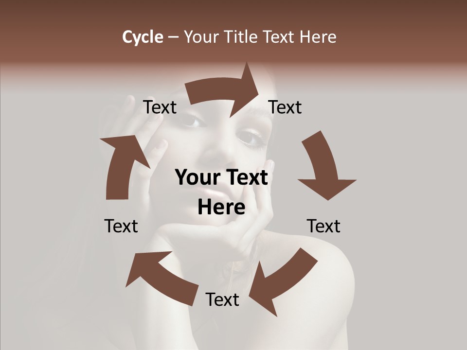 One Girls Person PowerPoint Template