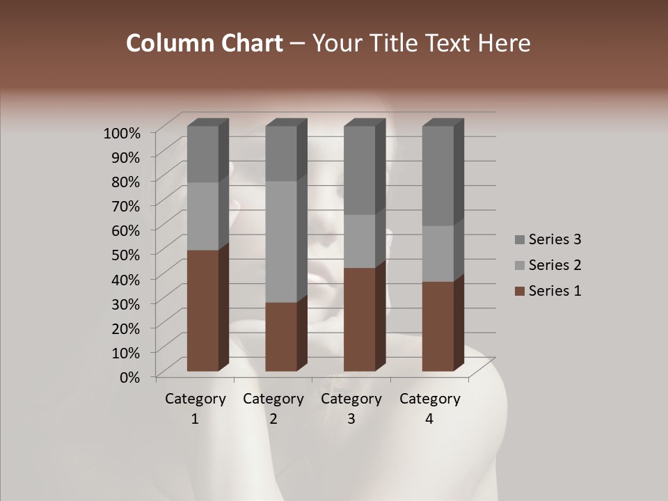 One Girls Person PowerPoint Template