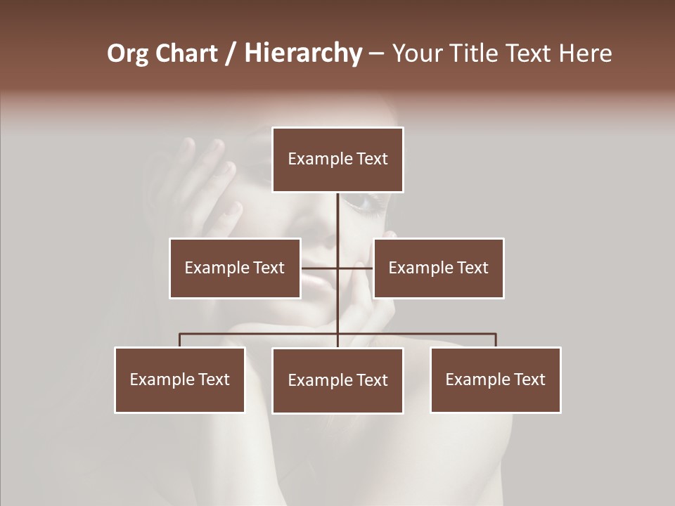 One Girls Person PowerPoint Template