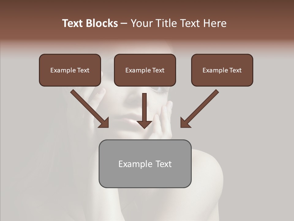 One Girls Person PowerPoint Template