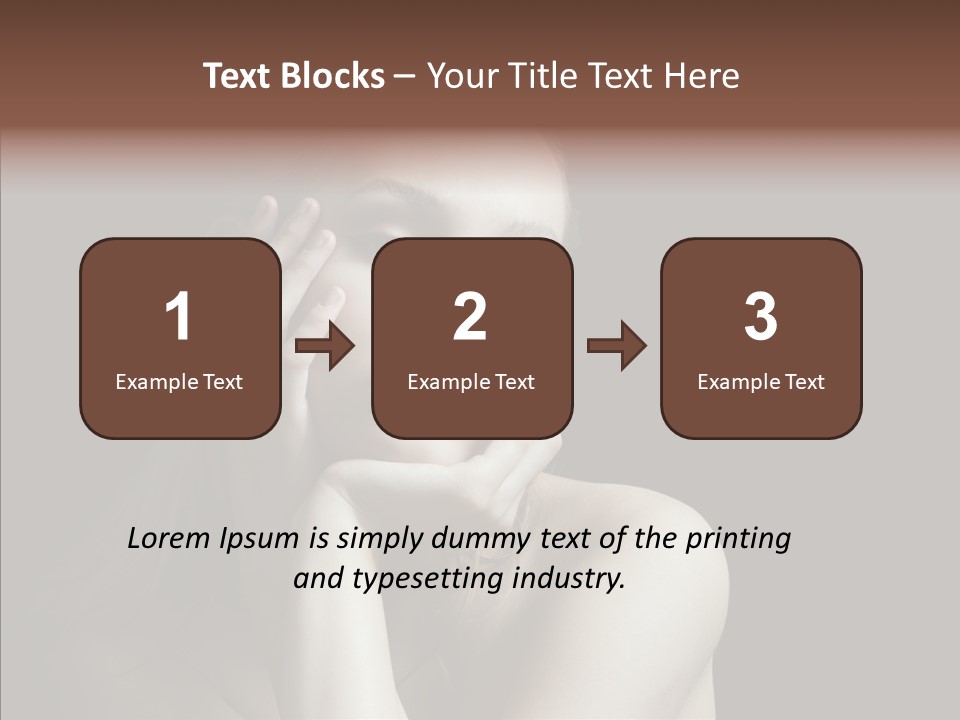 One Girls Person PowerPoint Template