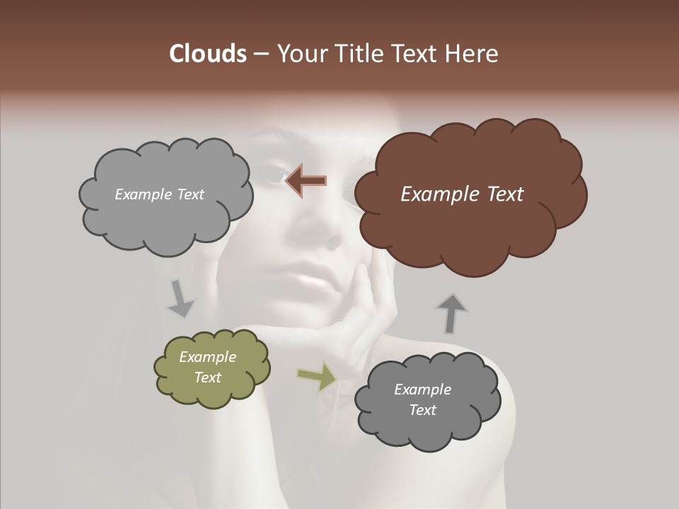 One Girls Person PowerPoint Template