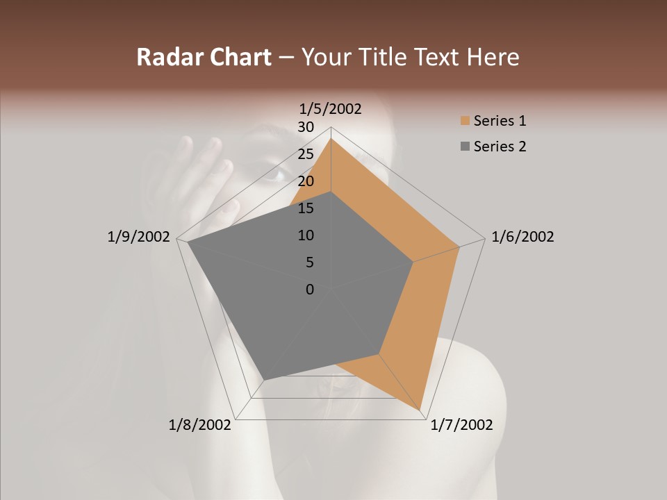 One Girls Person PowerPoint Template