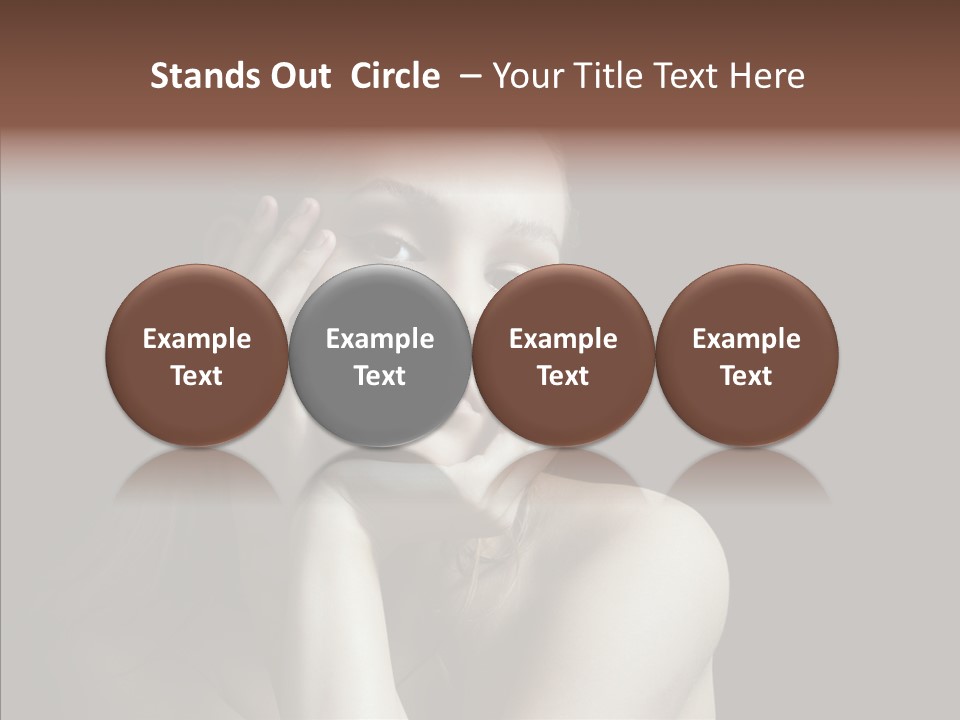 One Girls Person PowerPoint Template