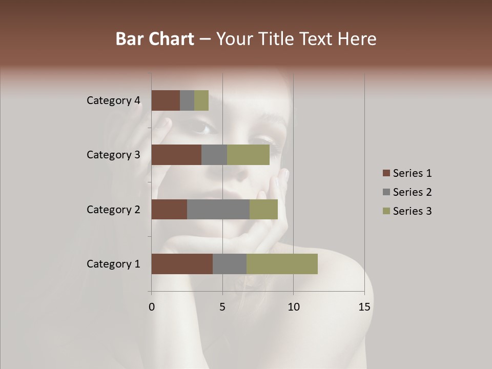 One Girls Person PowerPoint Template