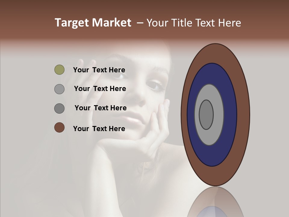 One Girls Person PowerPoint Template