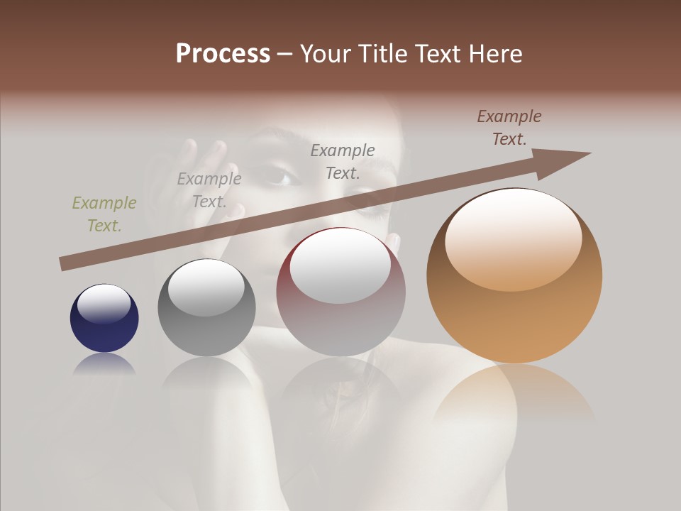 One Girls Person PowerPoint Template