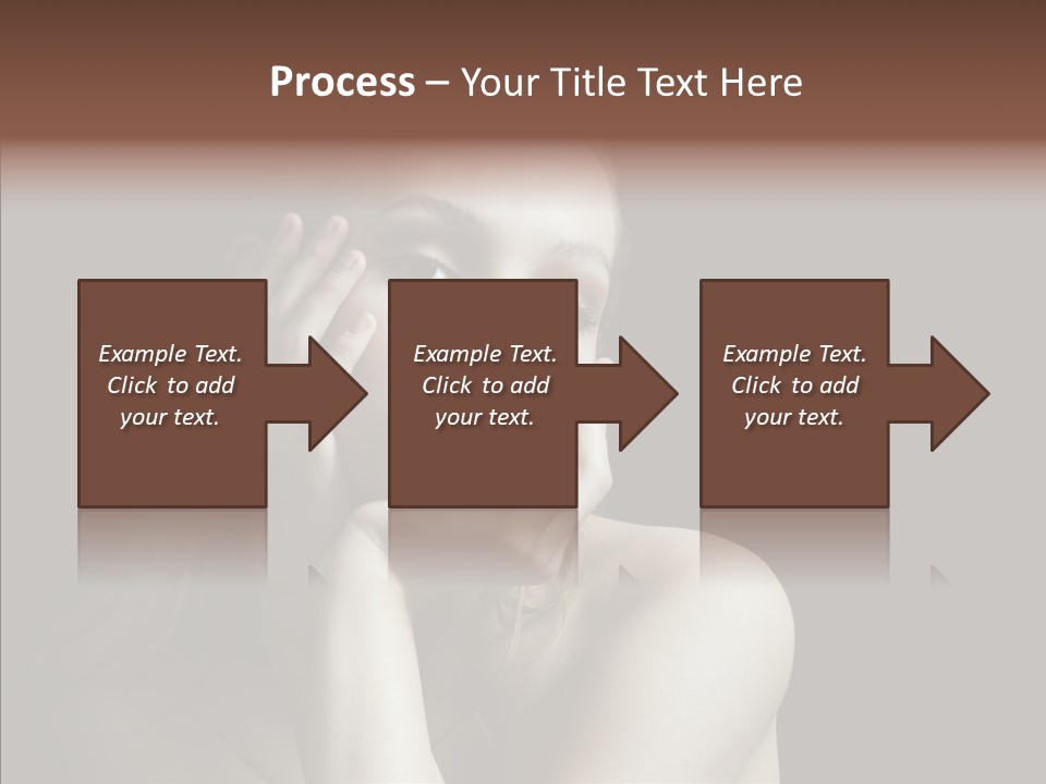 One Girls Person PowerPoint Template