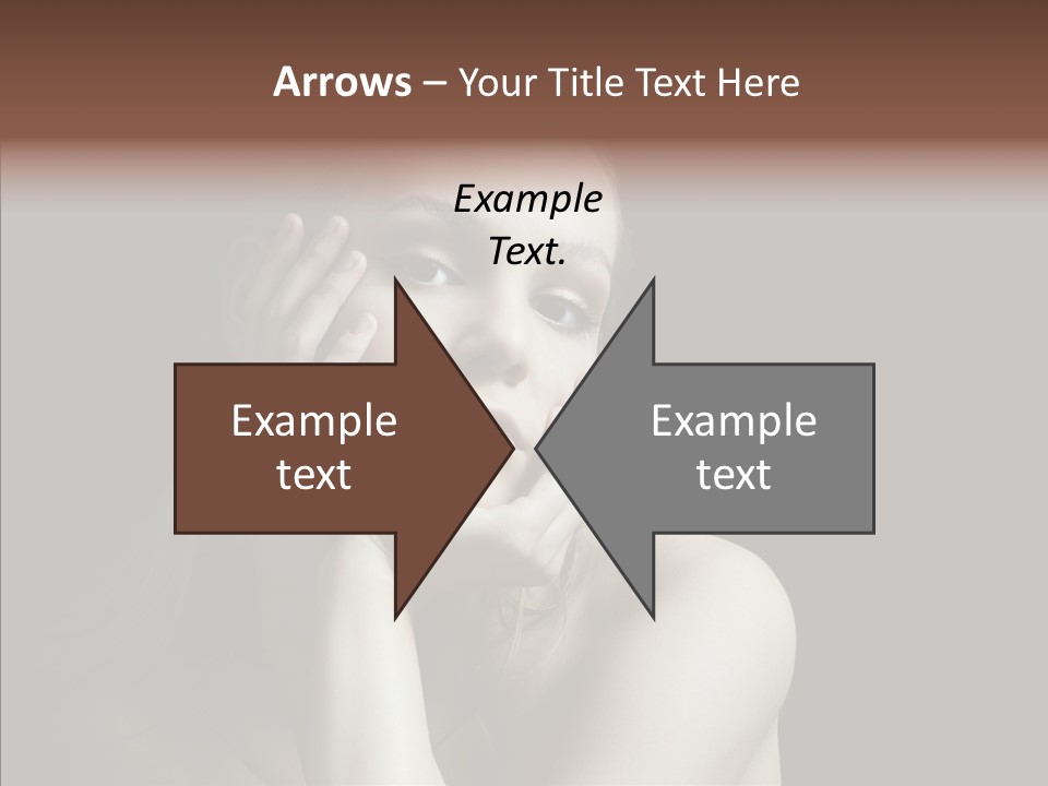 One Girls Person PowerPoint Template