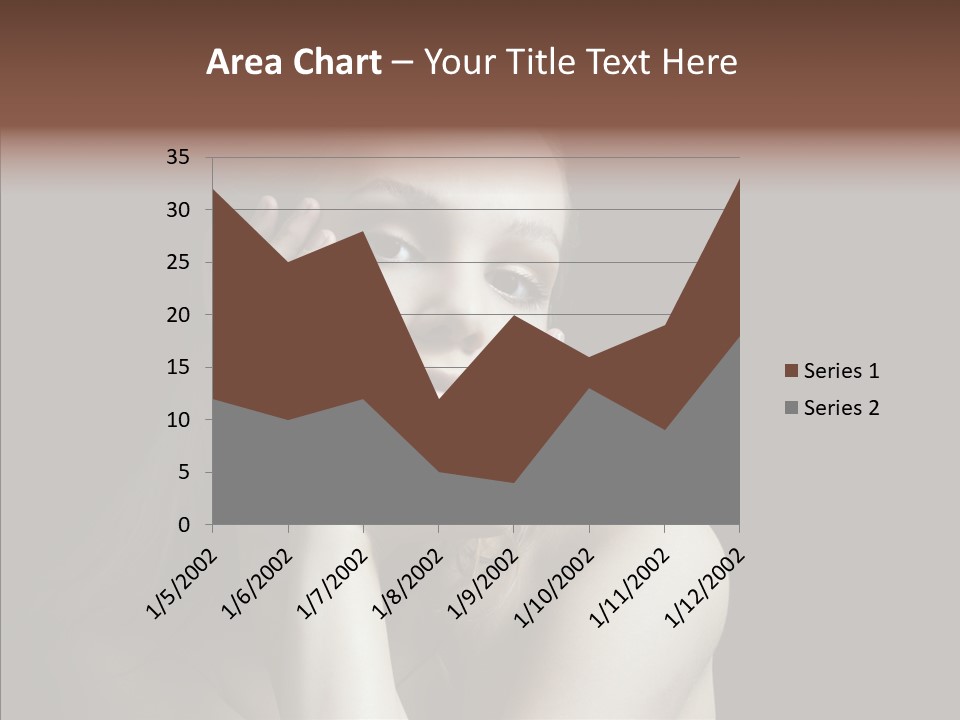 One Girls Person PowerPoint Template