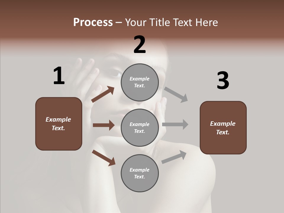 One Girls Person PowerPoint Template