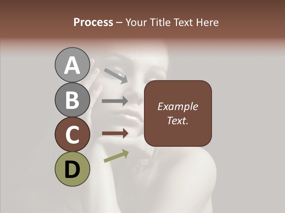 One Girls Person PowerPoint Template