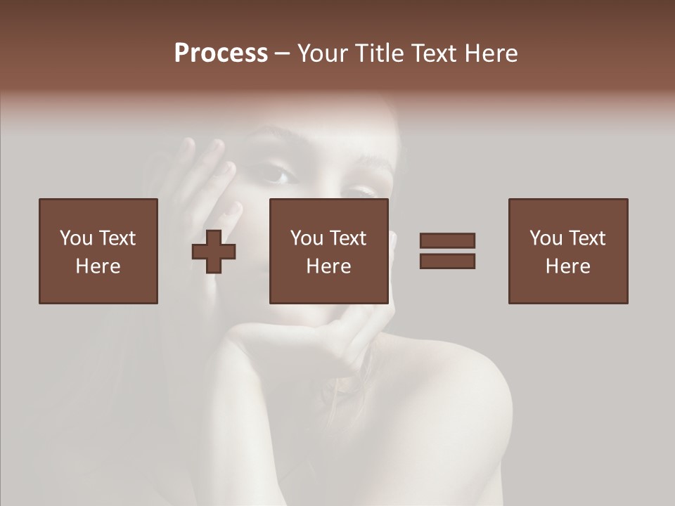 One Girls Person PowerPoint Template