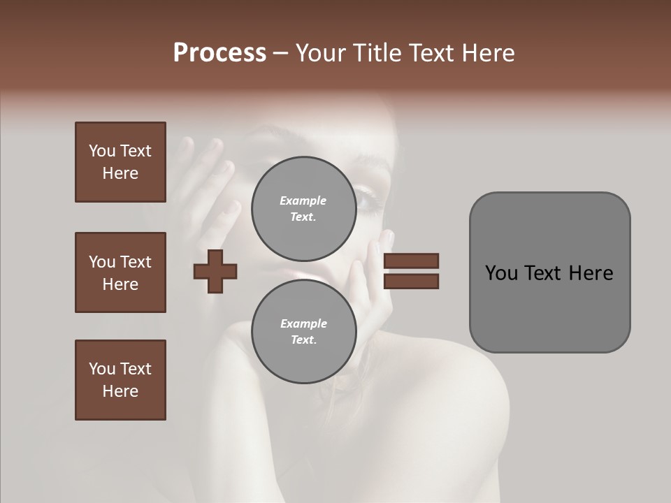 One Girls Person PowerPoint Template