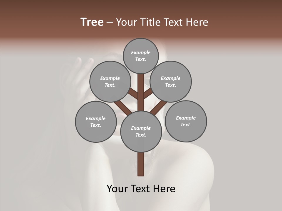 One Girls Person PowerPoint Template