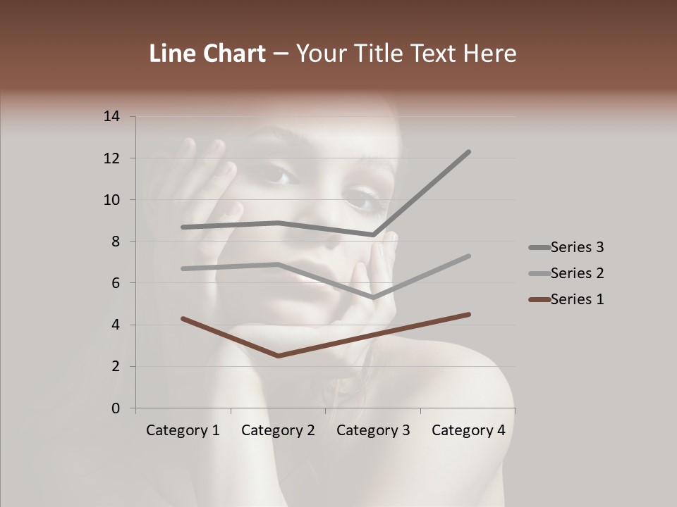 One Girls Person PowerPoint Template