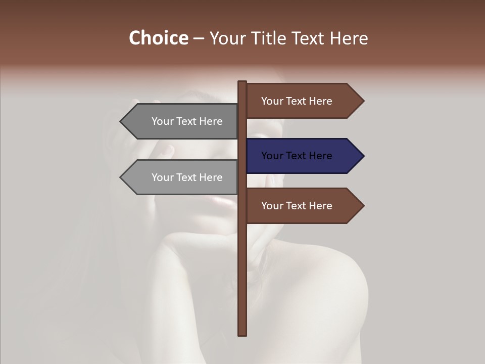 One Girls Person PowerPoint Template