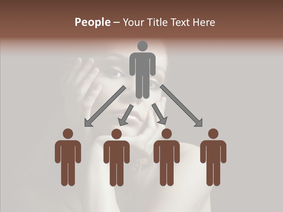 One Girls Person PowerPoint Template