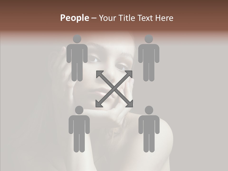 One Girls Person PowerPoint Template