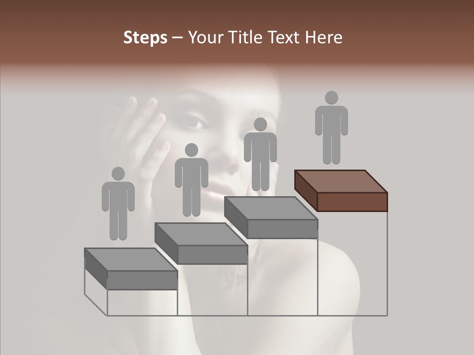 One Girls Person PowerPoint Template