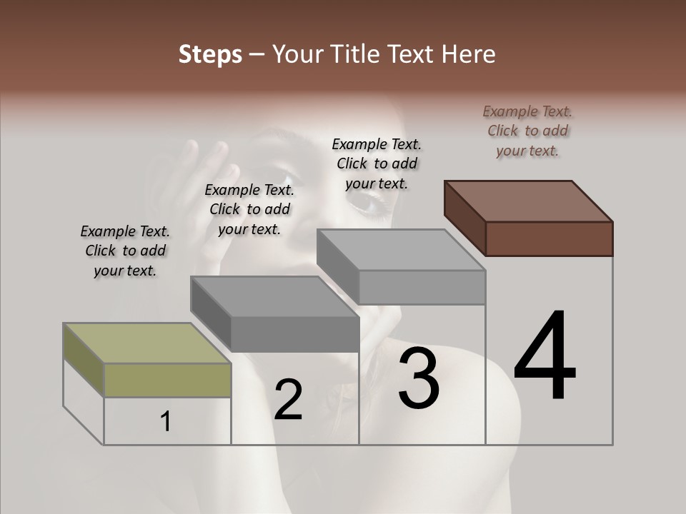 One Girls Person PowerPoint Template