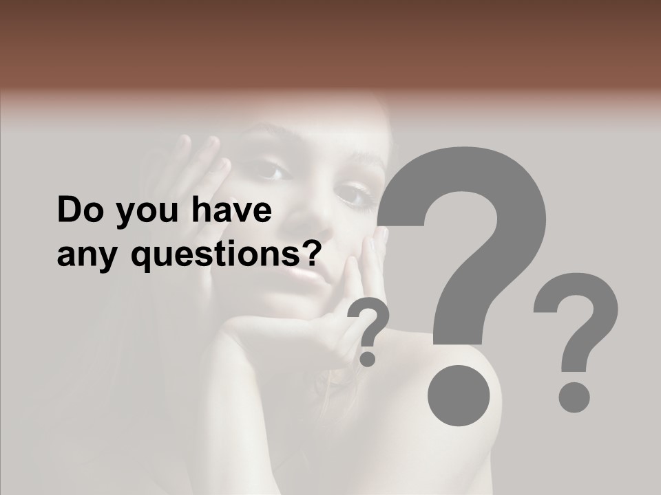 One Girls Person PowerPoint Template