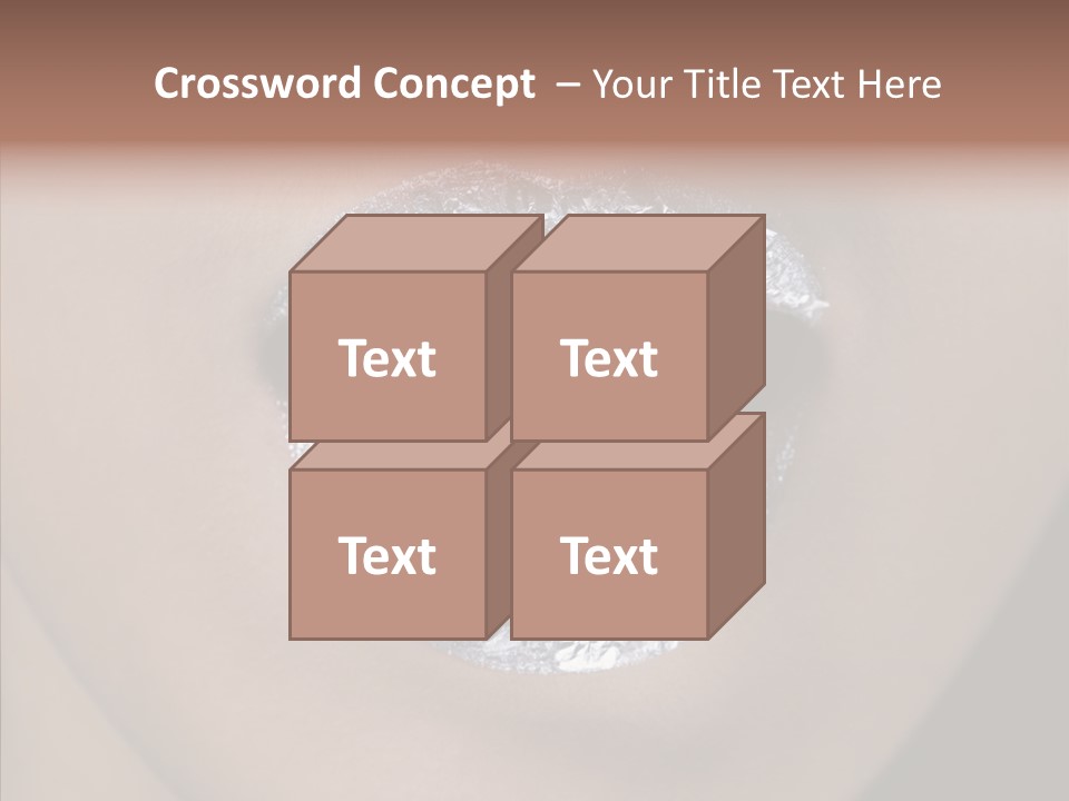 Attractive Make Up One PowerPoint Template
