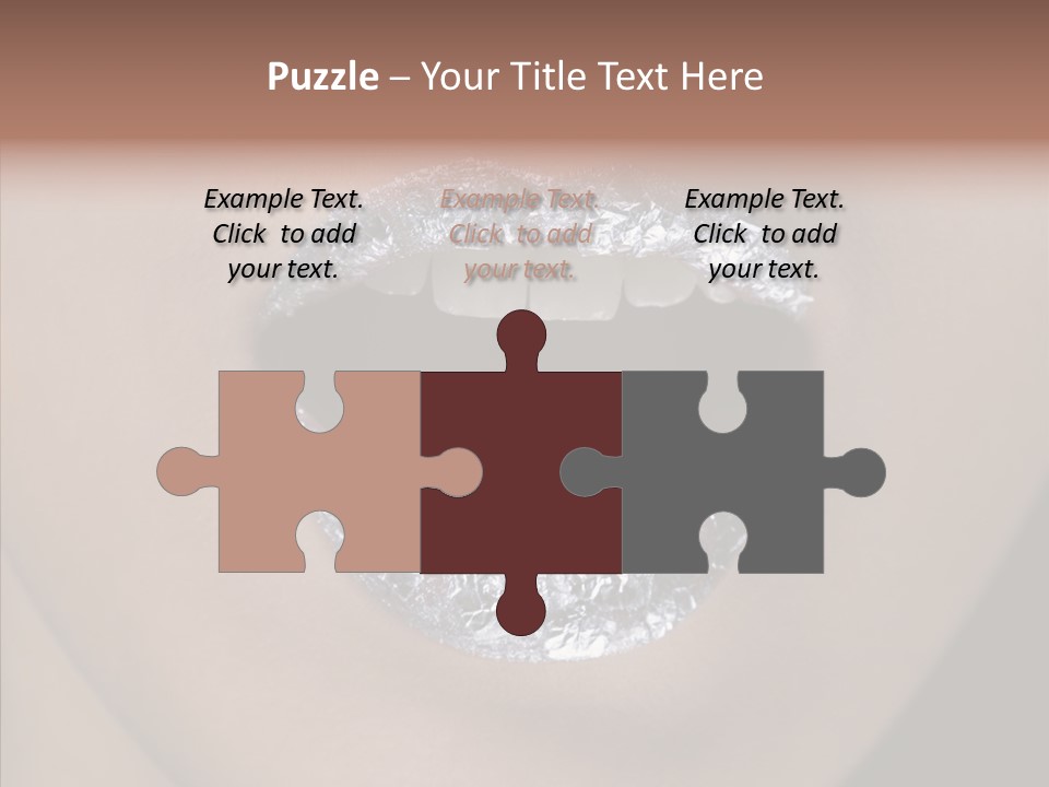 Attractive Make Up One PowerPoint Template