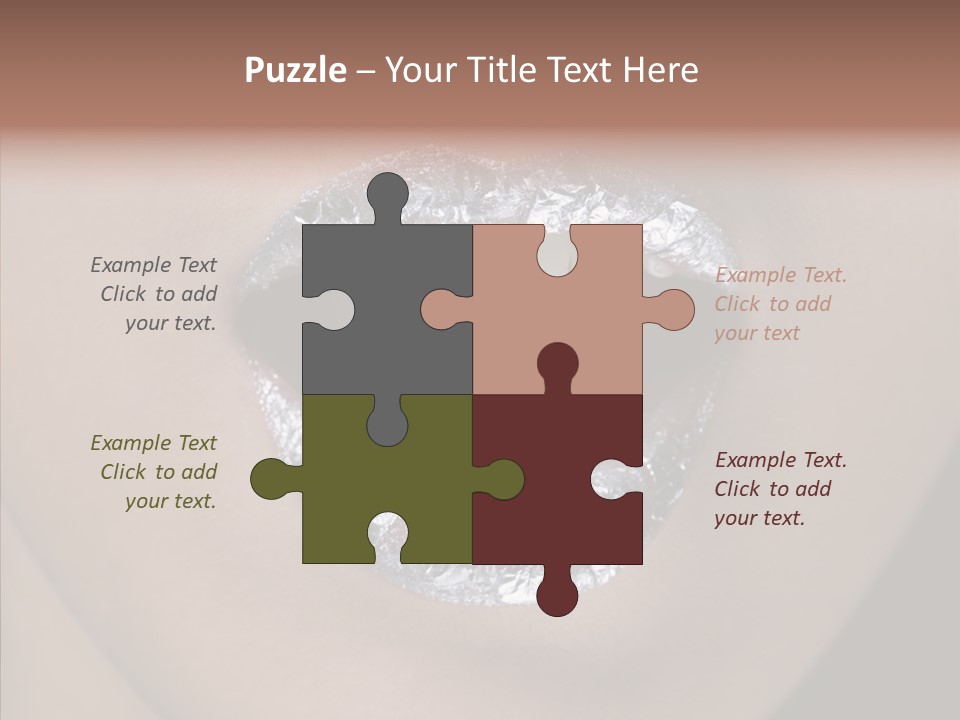 Attractive Make Up One PowerPoint Template