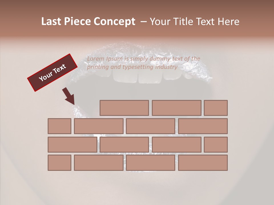 Attractive Make Up One PowerPoint Template