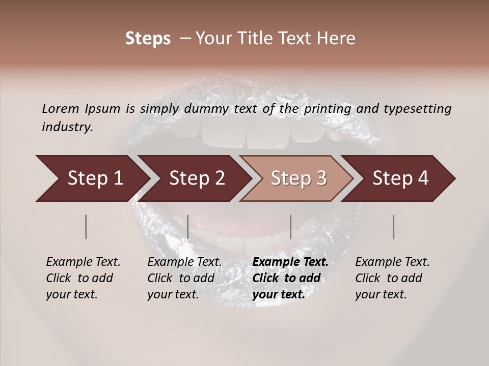 Attractive Make Up One PowerPoint Template