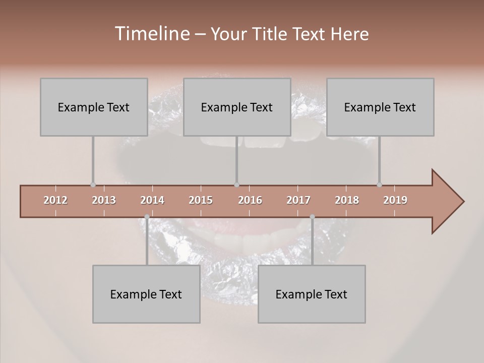 Attractive Make Up One PowerPoint Template