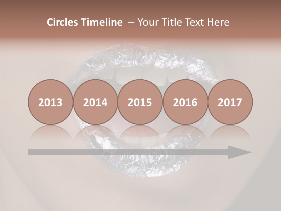 Attractive Make Up One PowerPoint Template