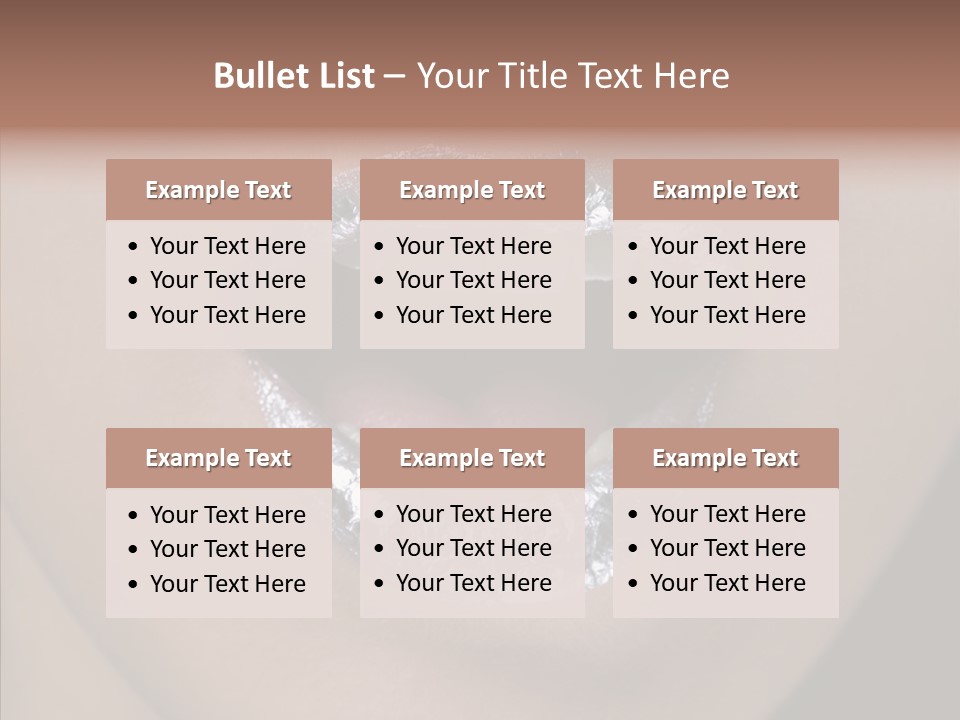 Attractive Make Up One PowerPoint Template