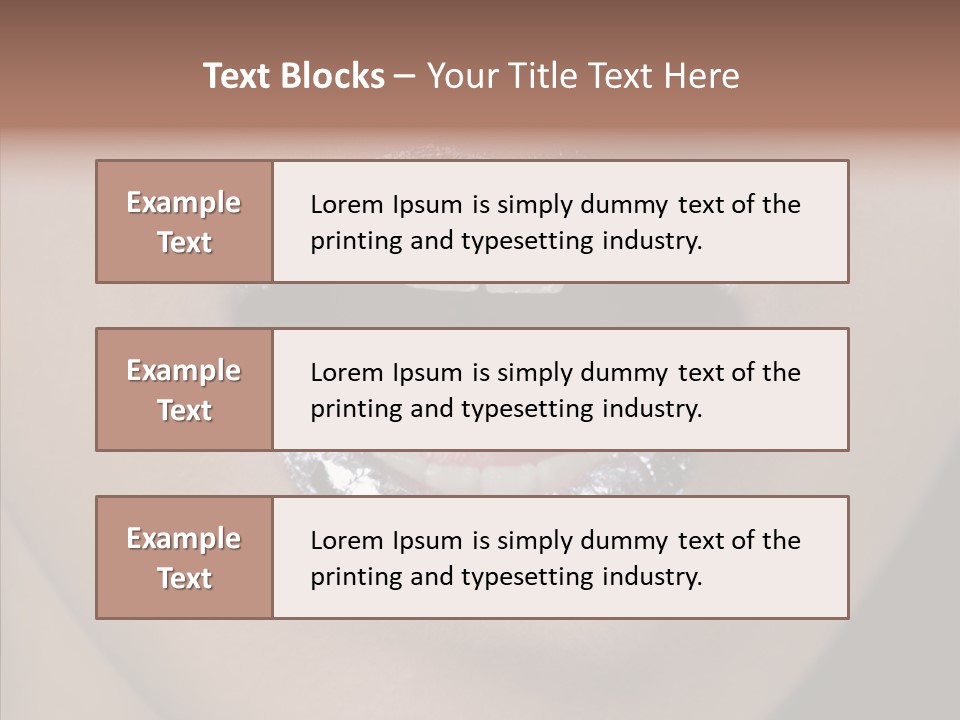 Attractive Make Up One PowerPoint Template