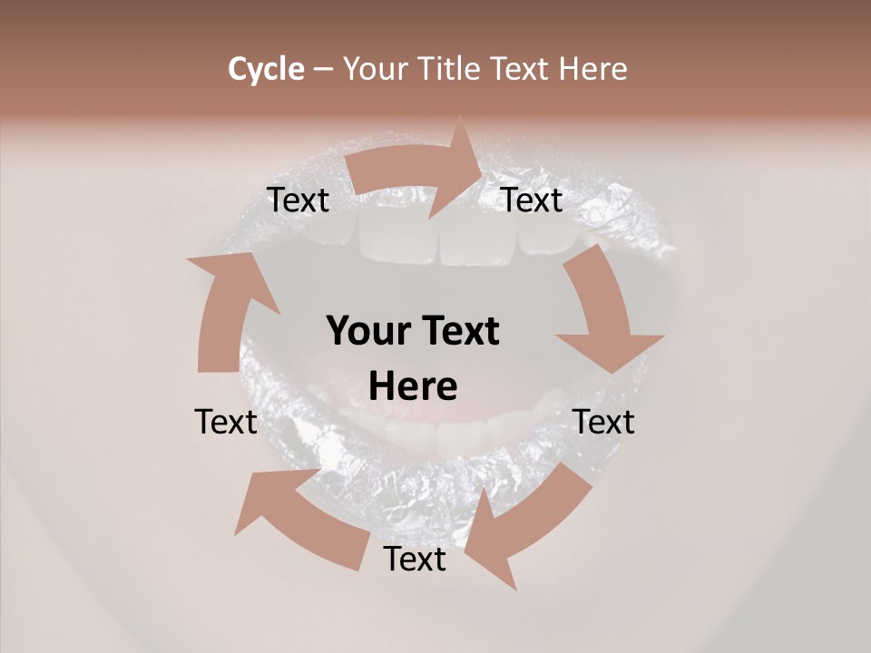 Attractive Make Up One PowerPoint Template