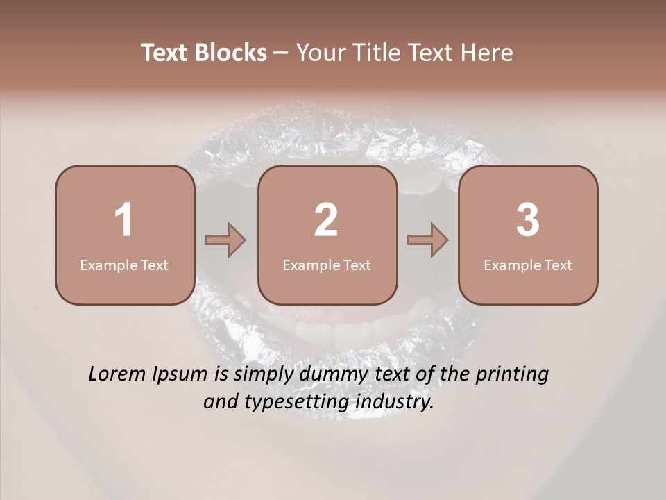 Attractive Make Up One PowerPoint Template